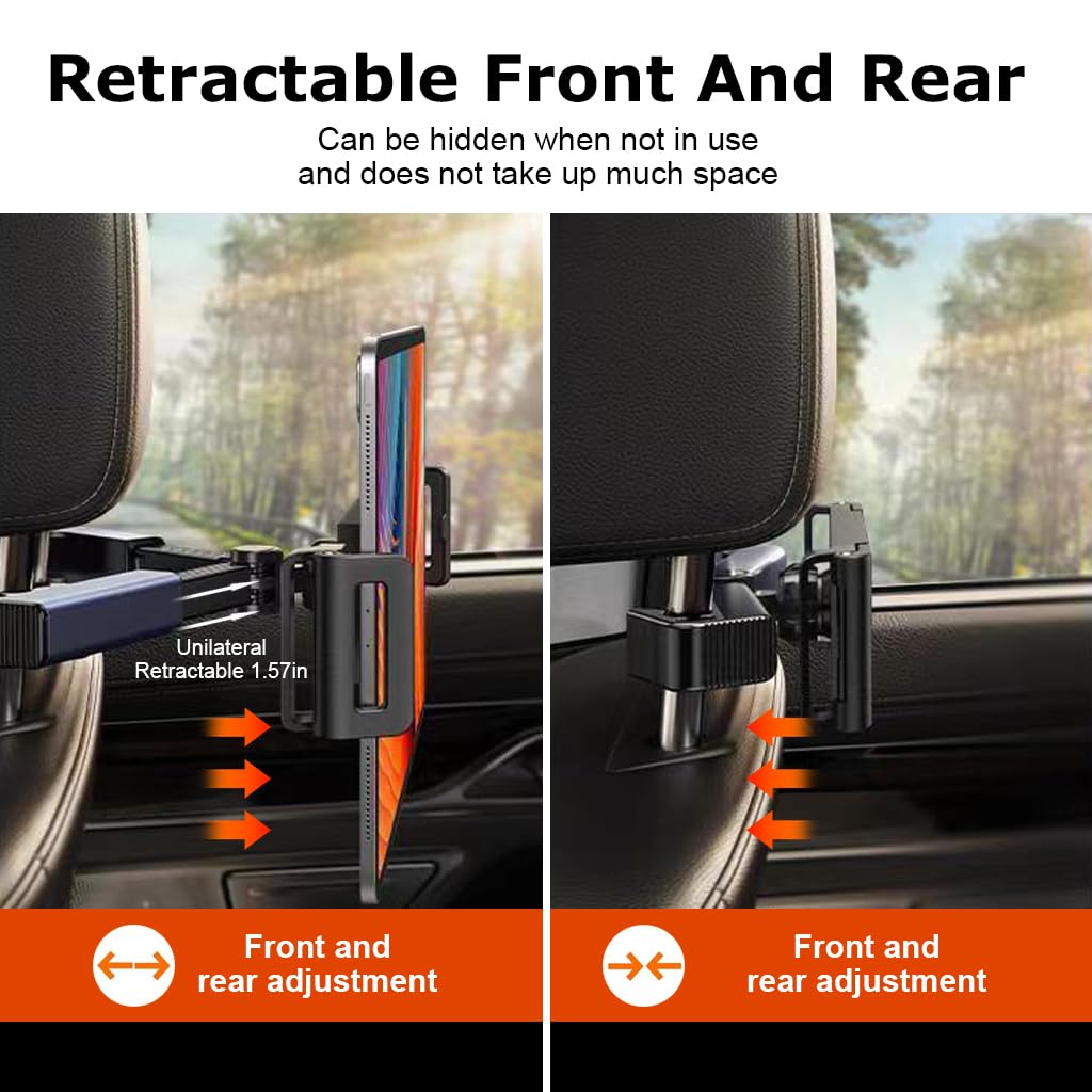 HoldMate™ – Car Headrest Phone & Tablet Holder