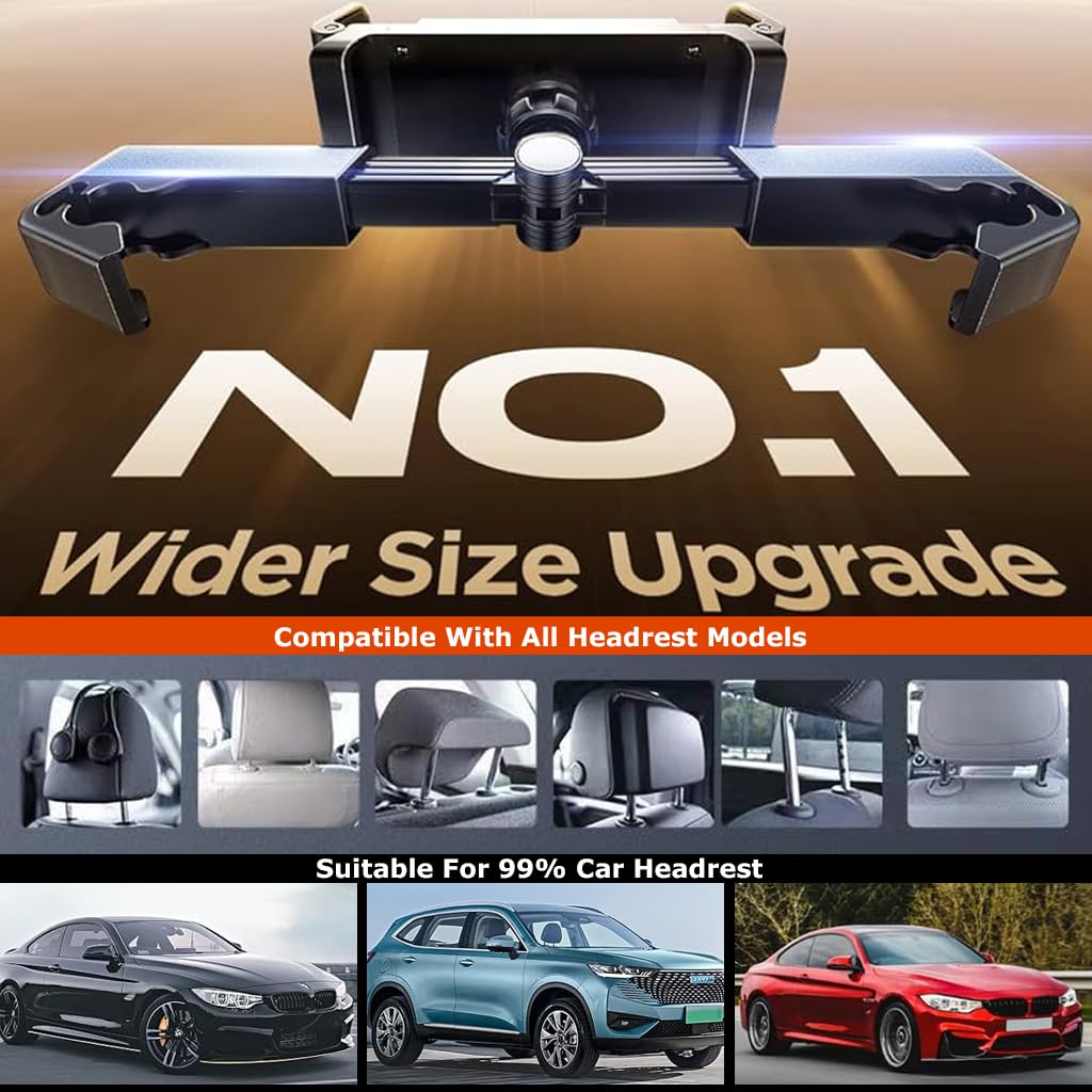 HoldMate™ – Car Headrest Phone & Tablet Holder